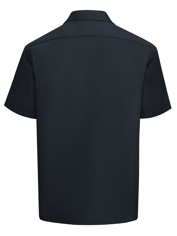  First Class Polycotton Short Sleeve Uniform Shirt (Black)  Small: Clothing, Shoes & Jewelry
