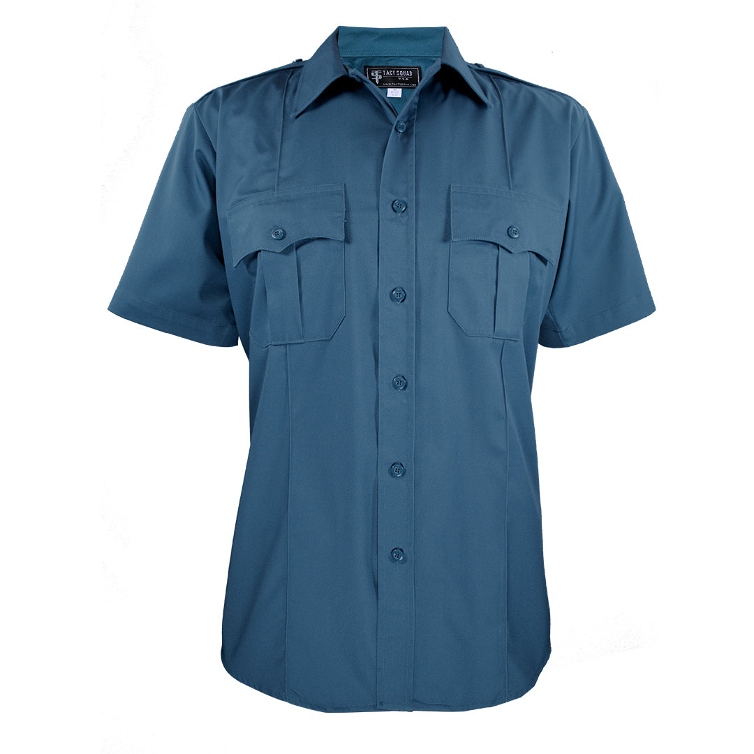 Tact Squad Men's Polyester/Cotton Short Sleeve Uniform Shirt (8013)