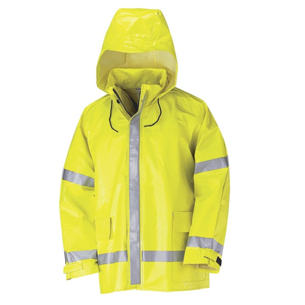 Bulwark Hi-Visibility Flame-Resitant Rain Jacket - Cat 2 - (JXN6) – USA ...