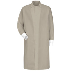 Red Kap Gripper Front Butcher Coat - No Pockets - KS60 – USA Work Uniforms