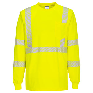 Portwest Segmented Tape Long Sleeve T-shirt (S195YER)