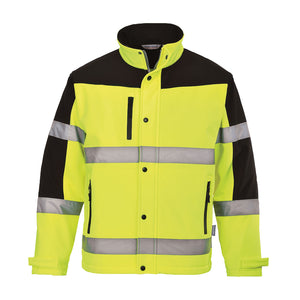 Portwest Two-Tone Softshell Jacket (3L) (US429YBR)